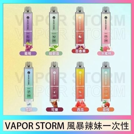 VAPOR STORM風暴辣妹一次性主機充電7500口（5%）